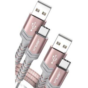 USB Type C Cable 3A Fast Charging, 2 Pack 10Ft